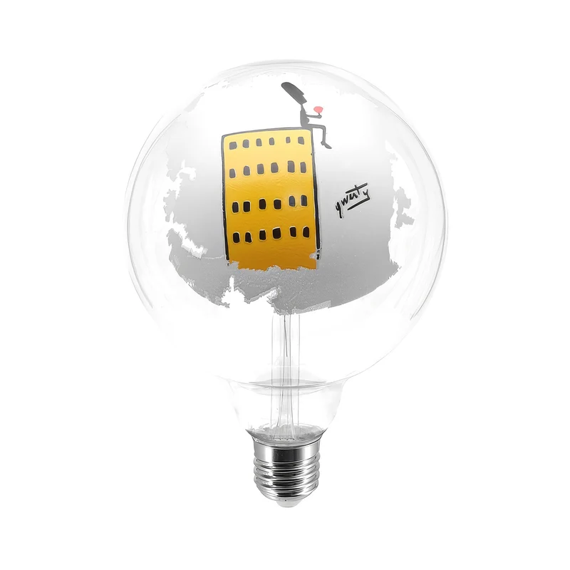 Ampoule LED Tattoo Grattacielo G125 4,5W 470Lm E27 2700K Dimmable