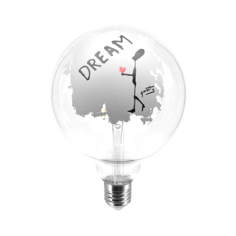 Ampoule LED Tattoo Dream G125 4,5W 470Lm E27 2700K Dimmable