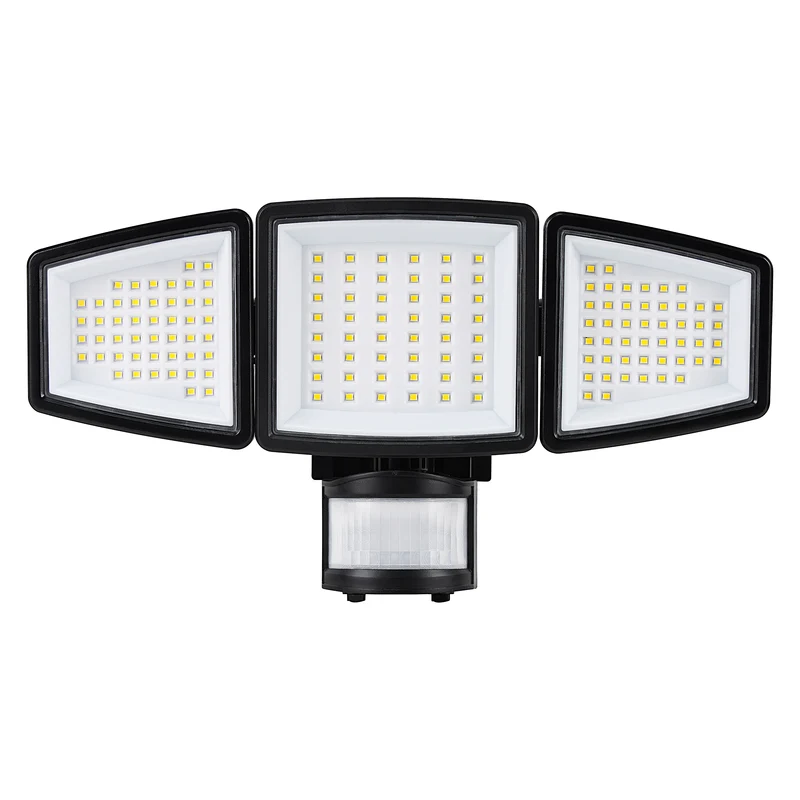 SYLVANIA Motion Sensor Solar Security Light, Solar Panel, 1800 Lms, Wet Rated, Batteries Included, 5000K, Daylight