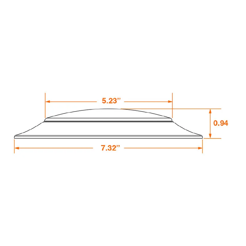 LEDVANCE 16W LED Light Disk, 5 CCT 2700/3000/3500/4000/5000K, Dimmable, 1200 Lms, 90 CRI, Wet Rated, Frosted Finish