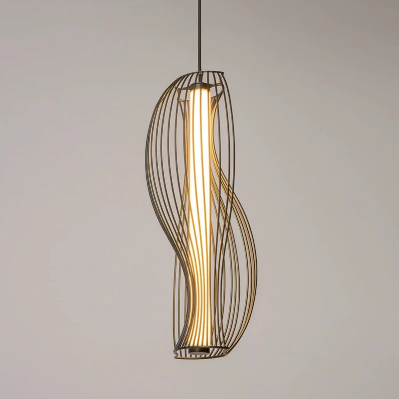 Suspension Luminaire | SHADOWS OF THE PAST (Cadre Sculptural)