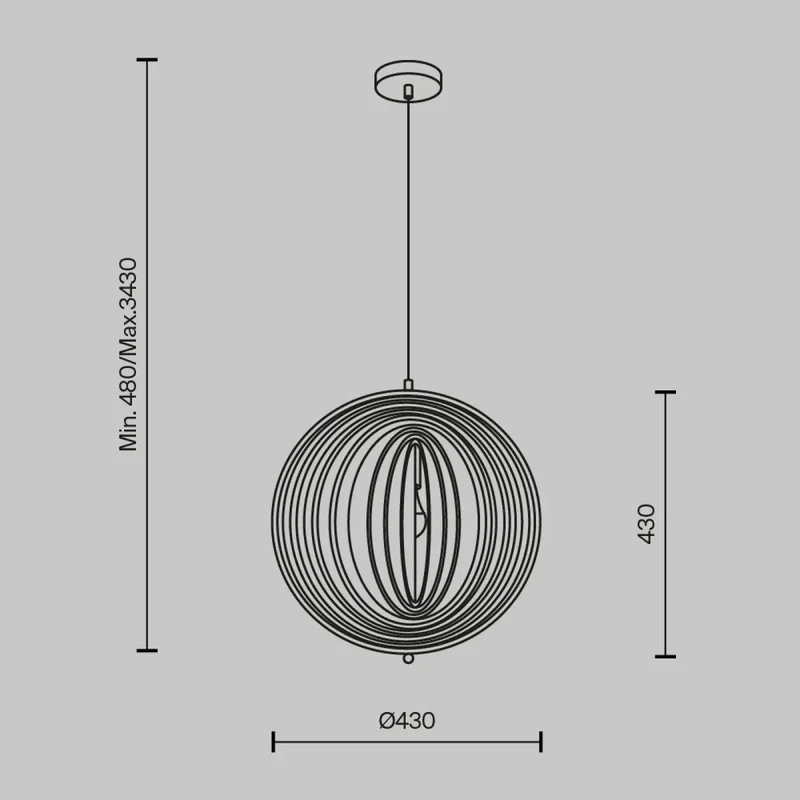 Suspension Luminaire | ROOTS (Corolle)