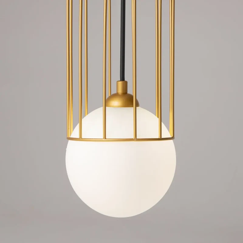 Suspension Luminaire | TELFORD (Cage Dorée)
