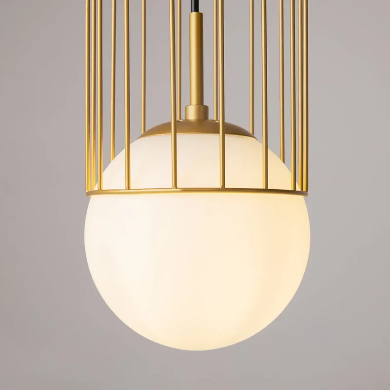 Suspension Luminaire | TELFORD (Cage Dorée)