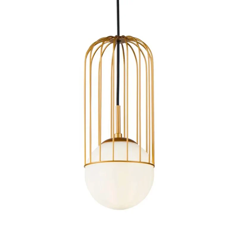 Suspension Luminaire | TELFORD (Cage Dorée)
