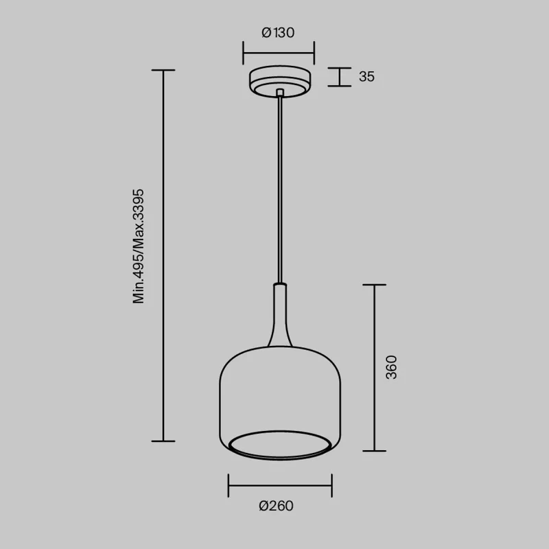 Suspension Luminaire | SPIRITO (Globe)