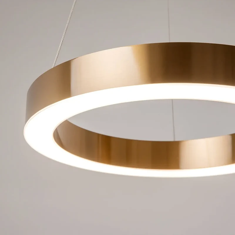 Suspension Luminaire | SATURNO (Anneau Doré)