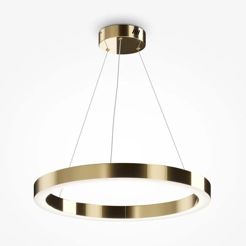 Suspension Luminaire | SATURNO (Anneau Doré)