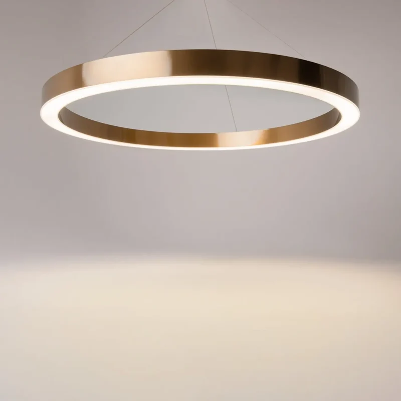 Suspension Luminaire | SATURNO (Anneau Doré)