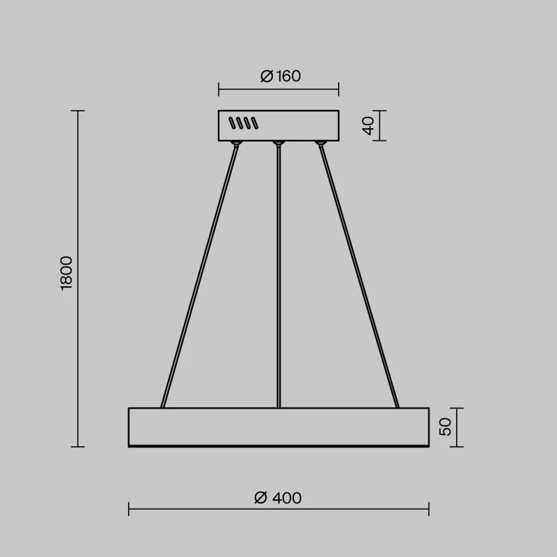 Suspension Luminaire | SATURNO (Anneau Doré)