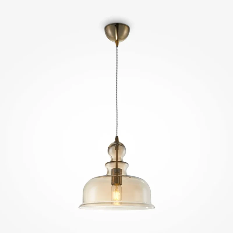 Suspension Luminaire | TONE (Globe Ambré)