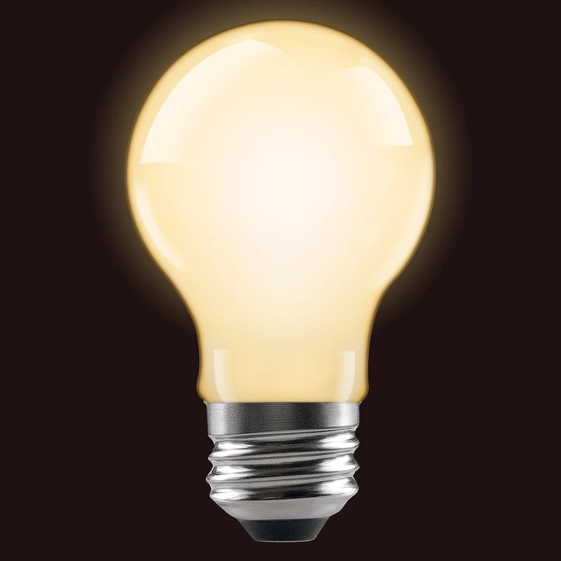 SYLVANIA LED TruWave A19 Light Bulb, 100W = 5W, 1600 Lumens, Medium Base, Dimmable, Frosted, 2700K, Soft White