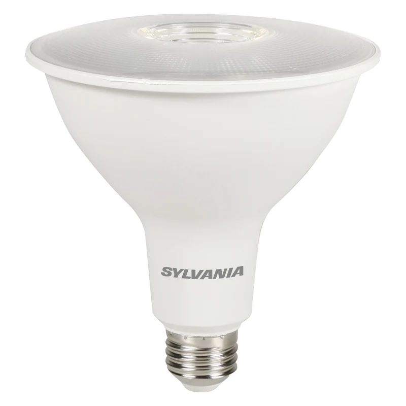 SYLVANIA ECO LED PAR38 Light Bulb, 90W = 14W, 7 Year, Non-Dimmable, 1000 Lms, Clear, 4000K, Cool White – 2 PK