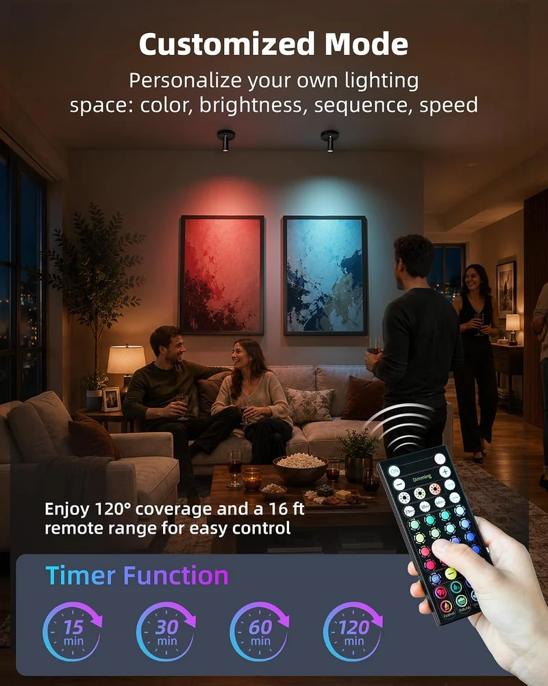 EZVALO EZL26 RGB Spotlights