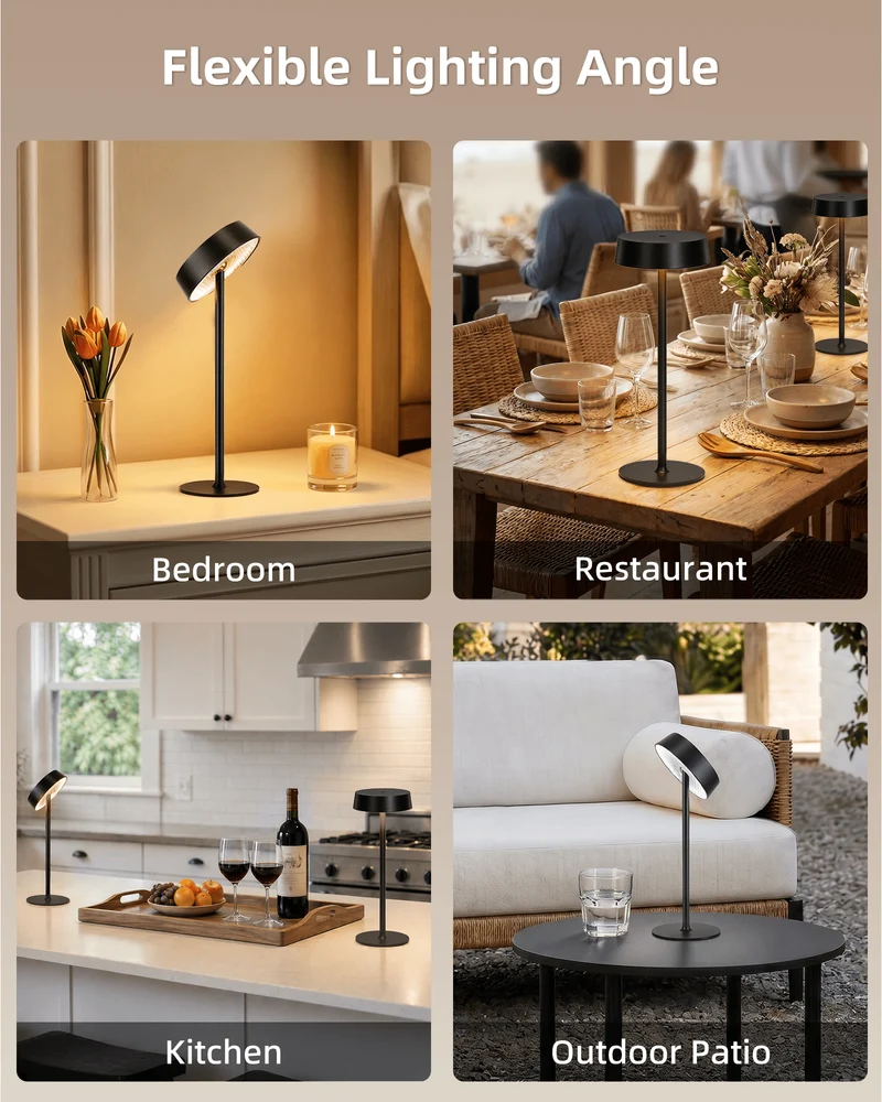 EZVALO EZTL04 Cordless RGB Table Lamp