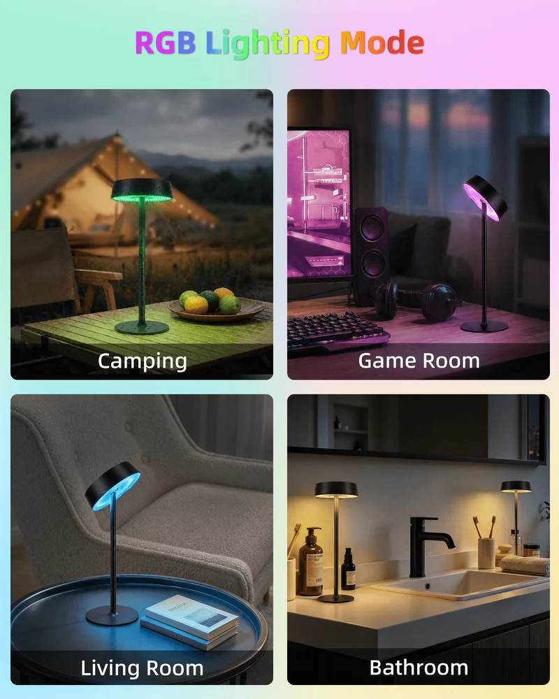 EZVALO EZTL04 Cordless RGB Table Lamp