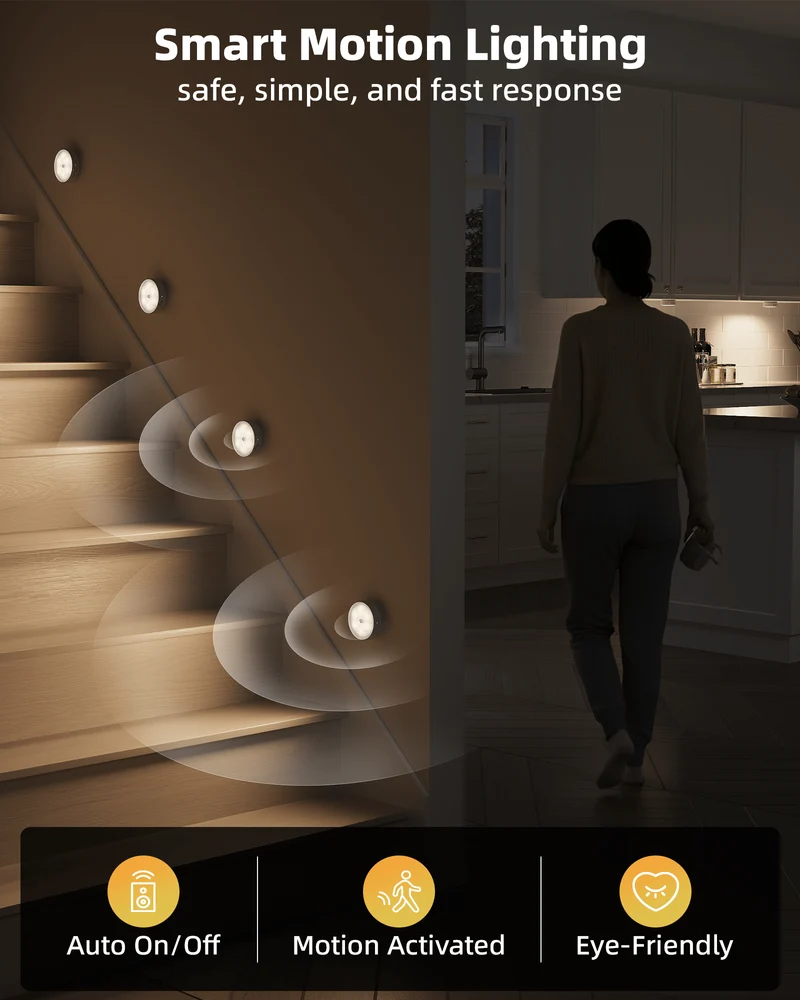 EZVALO EZUCL04 Motion Sensor Closet Lights