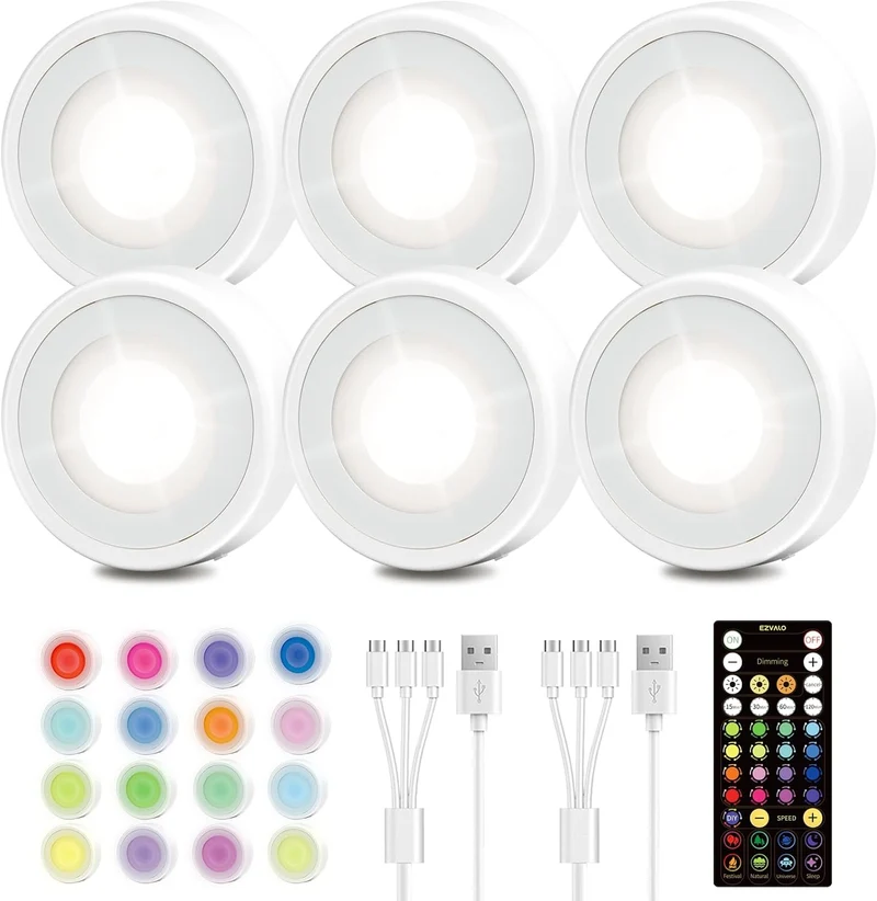 EZVALO EZL33 LED Puck Lights