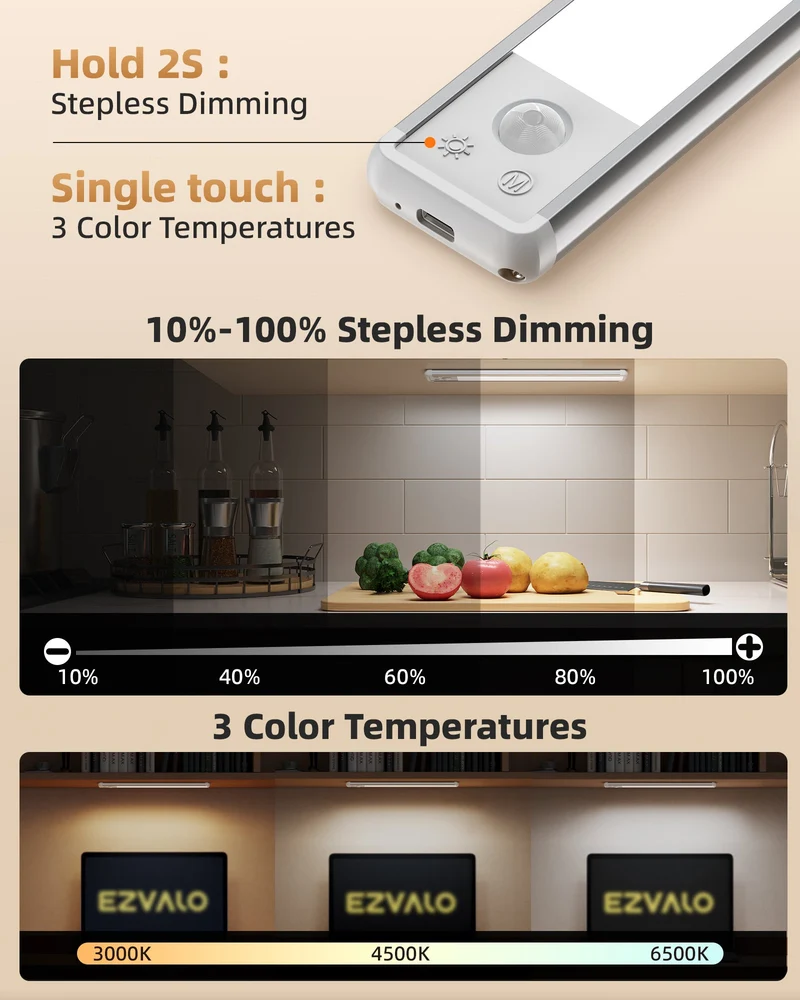 EZVALO EZL02 Under Cabinet Lighting