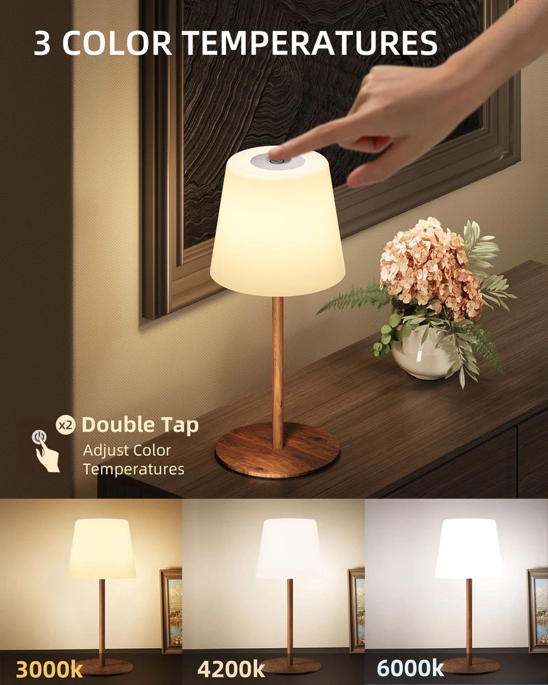 EZVALO EZL34 Cordless Table Lamp