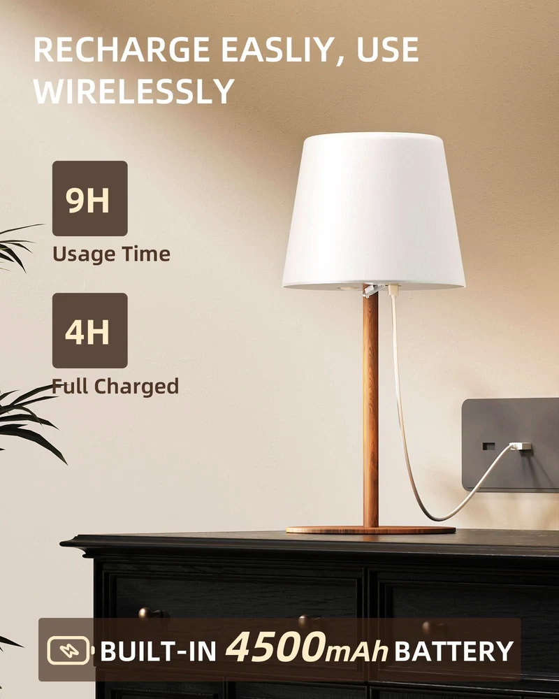EZVALO EZL34 Cordless Table Lamp