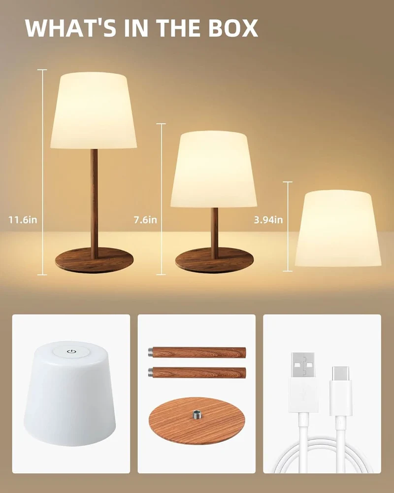 EZVALO EZL34 Cordless Table Lamp