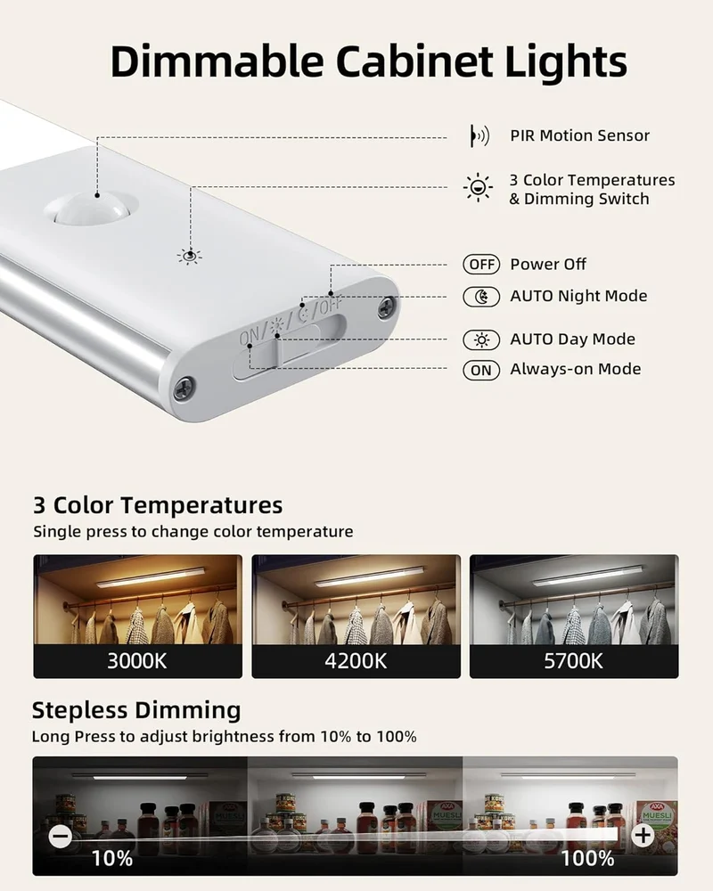 EZVALO EZL01 Under Cabinet Lighting