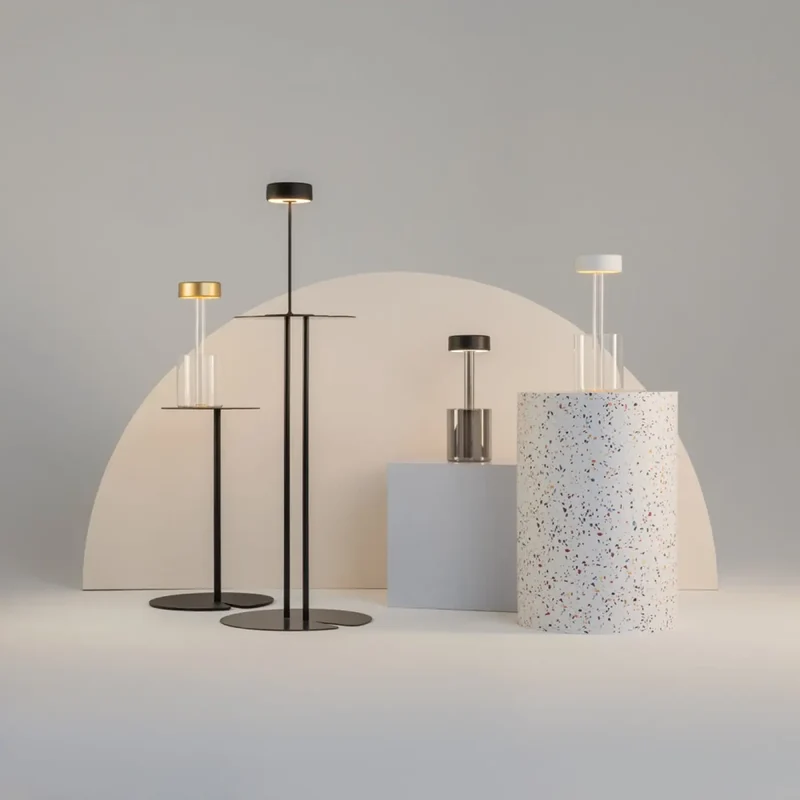 Lampe de Chevet | AI (Pied Aluminium)