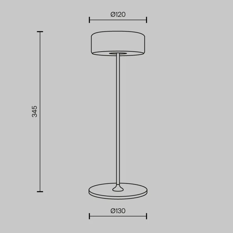 Lampe de Chevet | AI (Pied Aluminium)