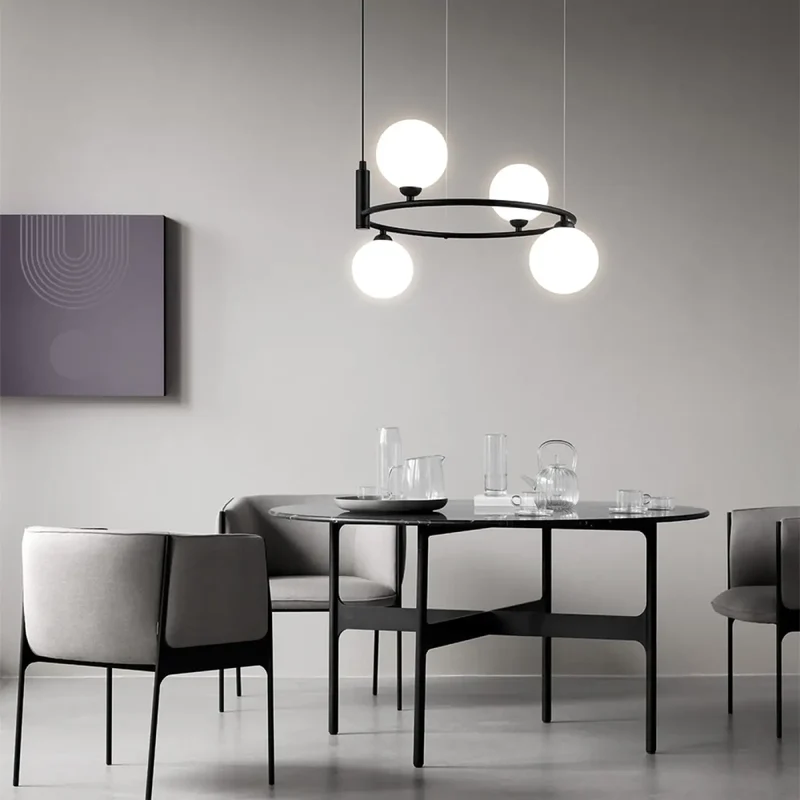 Suspension Luminaire | RING (Cercle À Globes)