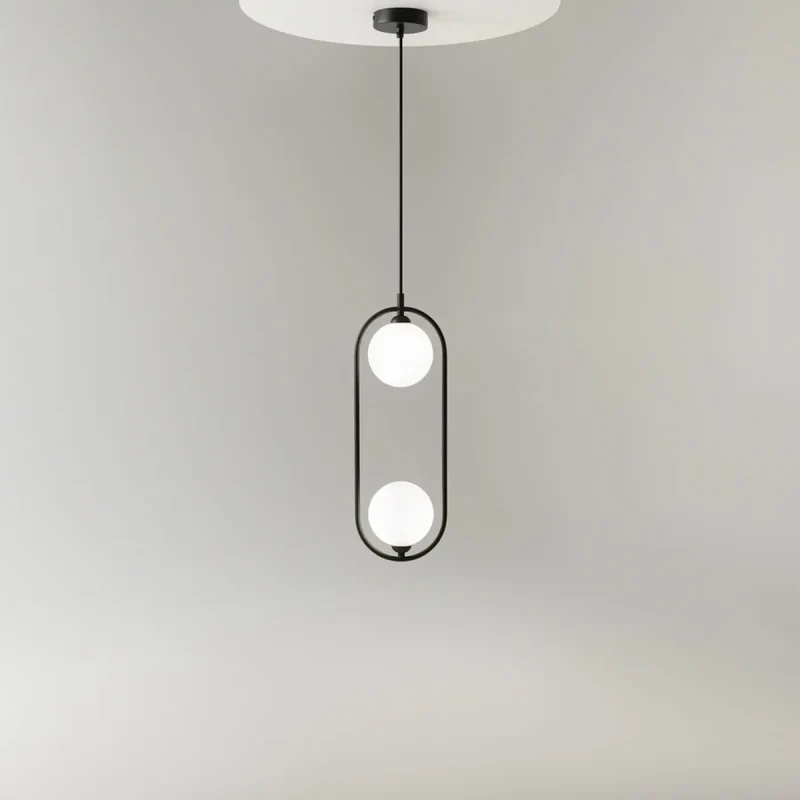 Suspension Luminaire | RING (Deux Globes Verticale)