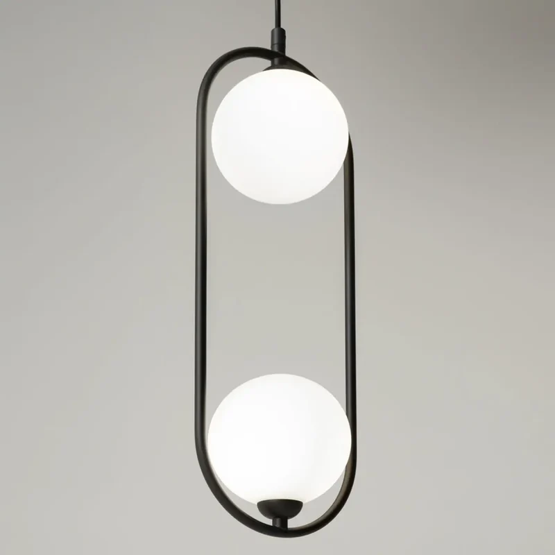 Suspension Luminaire | RING (Deux Globes Verticale)