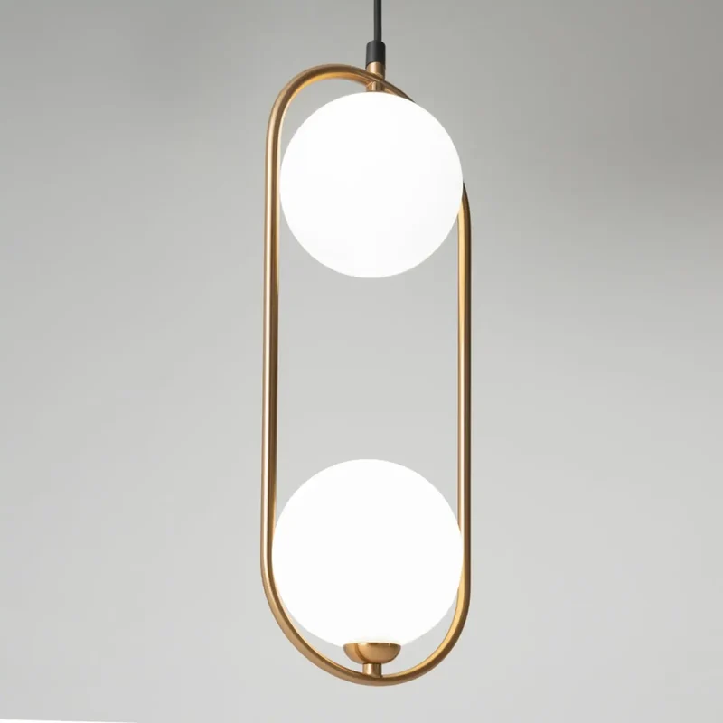 Suspension Luminaire | RING (Deux Globes Verticale)