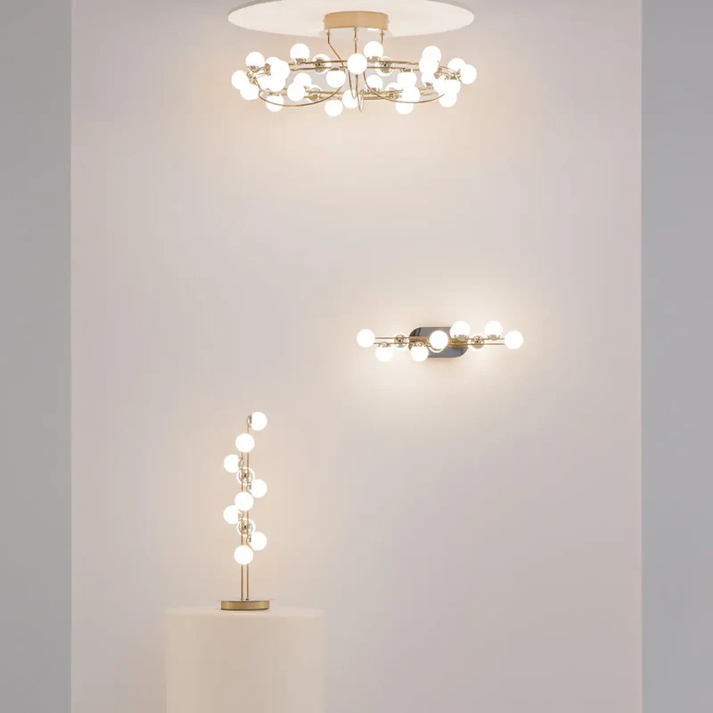 Luminaire Plafonnier | TESSARA (Disque Doré)
