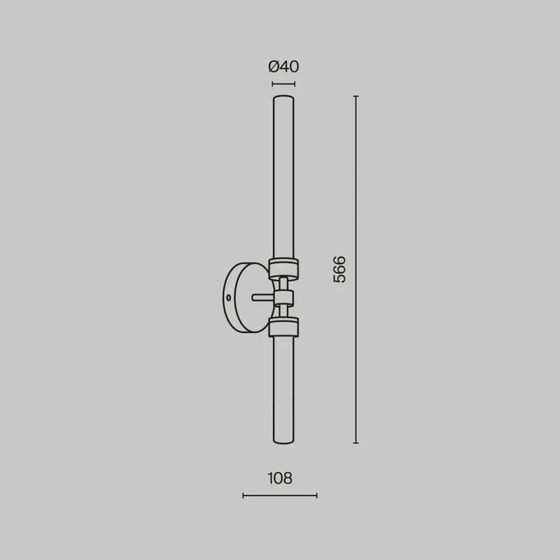 Applique Murale | STELO (Tube)