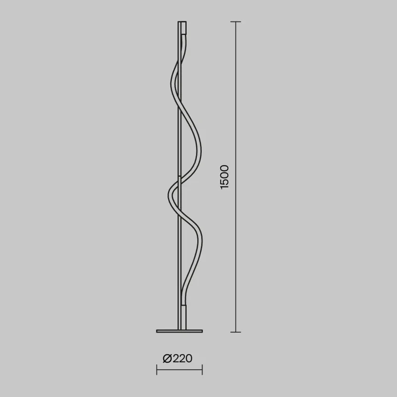 Lampadaire | TAU (Ruban Souple)