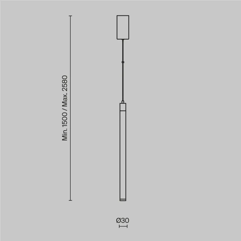 Suspension Luminaire | RAY (Tube Lumineux)