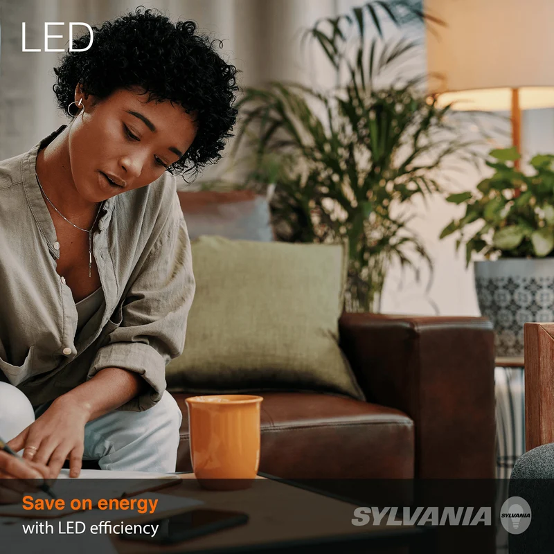 SYLVANIA 3-Way 6/13/19W EverydayLED Light Bulb, A21 LED, Non Dimmable, 600/1500/2150 Lumens, 2700K, Soft White - 4 PK