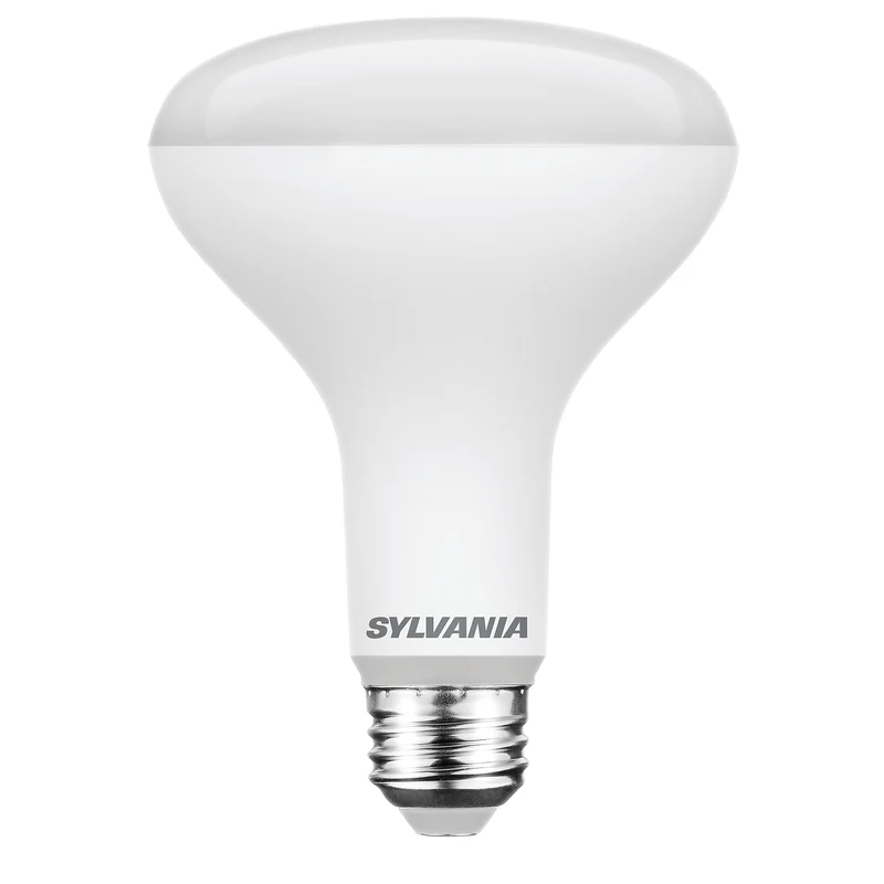 SYLVANIA 9W EverydayLED Light Bulb, BR30 LED, Dimmable, 550 Lumens, 2700K, Soft White - 8 PK