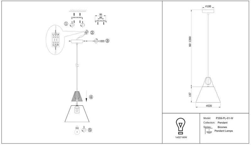 Suspension Luminaire | BICONES