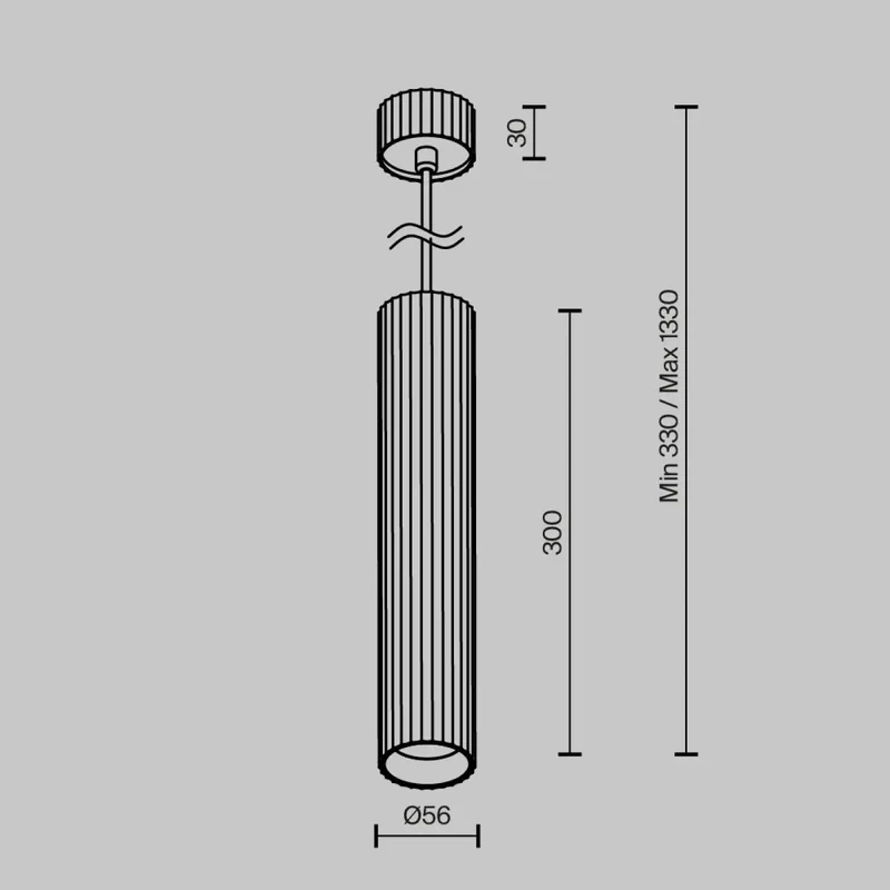 Suspension Luminaire | CALIPSO (Tube)
