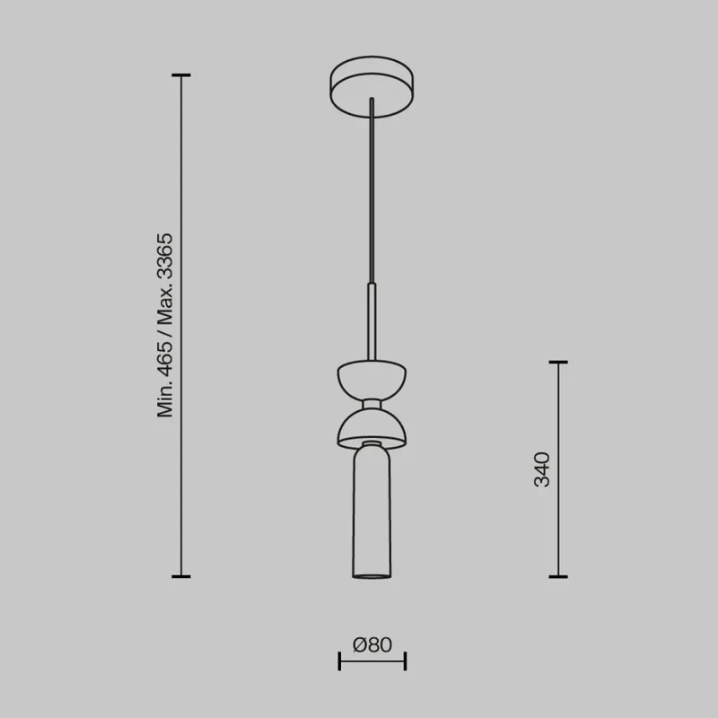 Suspension Luminaire | KYOTO (Cylindre)