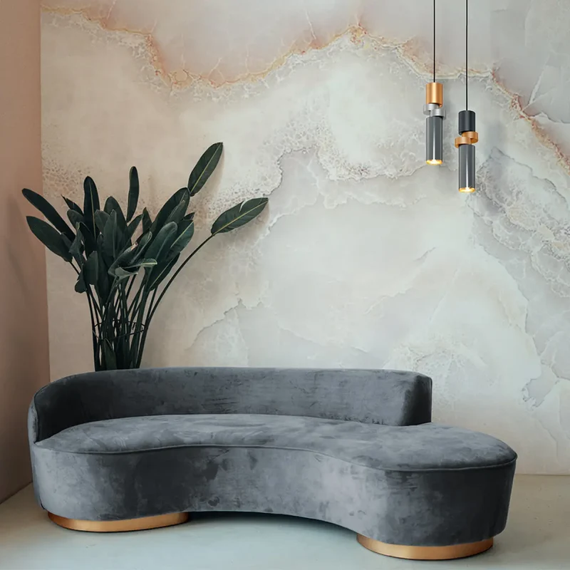 Suspension Luminaire | PALETTE (Tube Asymétrique)