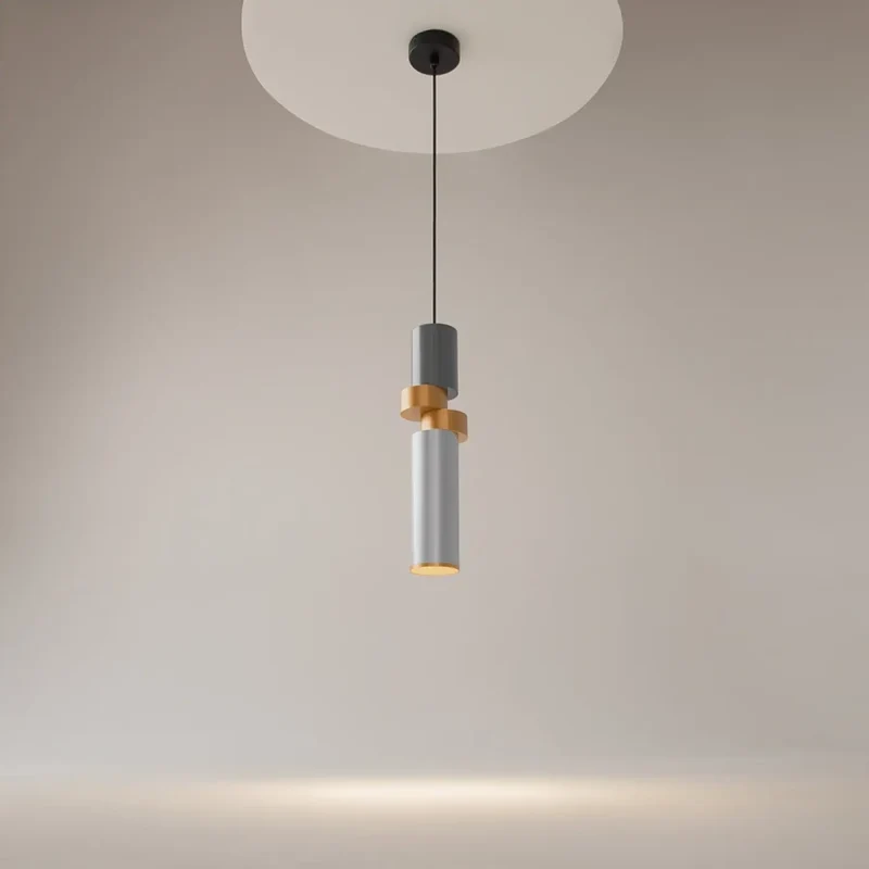 Suspension Luminaire | PALETTE (Tube Asymétrique)