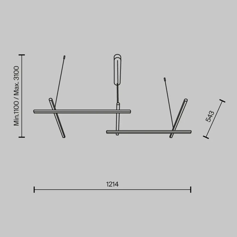 Suspension Luminaire | RADIANCE (Ramification)