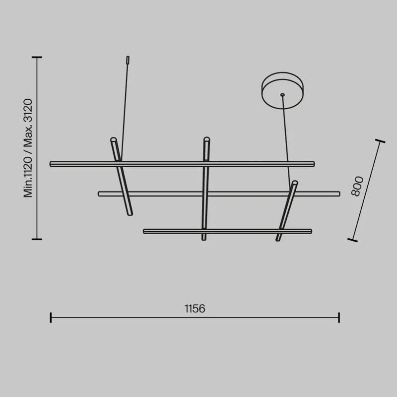 Suspension Luminaire | RADIANCE (Ramification)