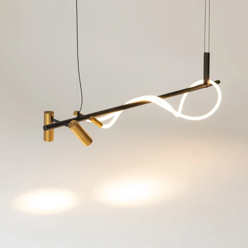 Suspension Luminaire | TAU (Ruban Noué)