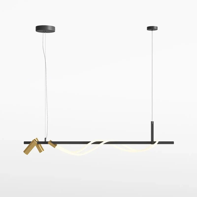 Suspension Luminaire | TAU (Ruban Noué)