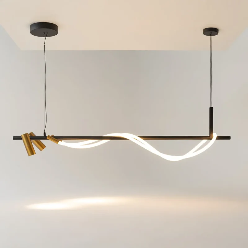 Suspension Luminaire | TAU (Ruban Noué)