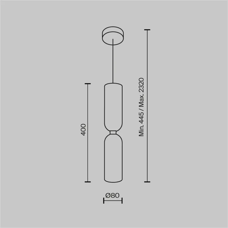 Suspension Luminaire | MEMORY (Petit Tube)